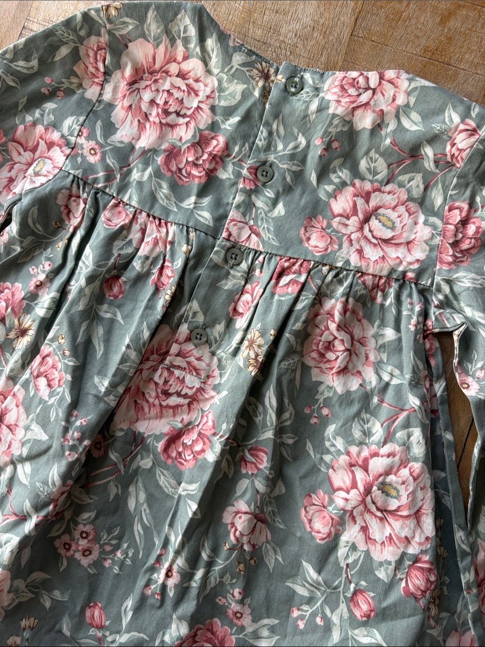 NWT Edgehill Collection Girls Floral Long-Sleeve Dress 4t - Picture 7 of 8